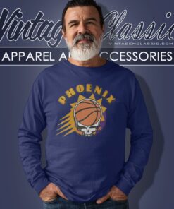 Nba Grateful Dead Phoenix Suns Skull Long Sleeve Tee