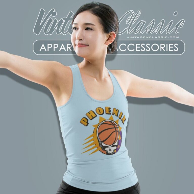 Nba Grateful Dead Phoenix Suns Skull Tank Top Racerback Nba Grateful Dead Phoenix Suns Skull Tank Top Racerback