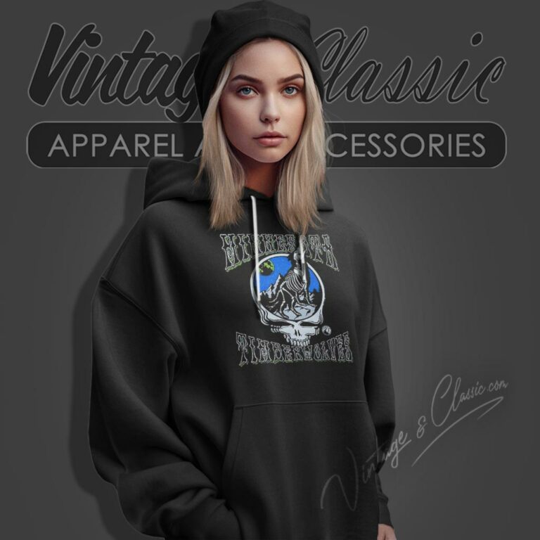 Nba Grateful Dead Timberwolves Skull Hoodie Nba Grateful Dead Timberwolves Skull Hoodie