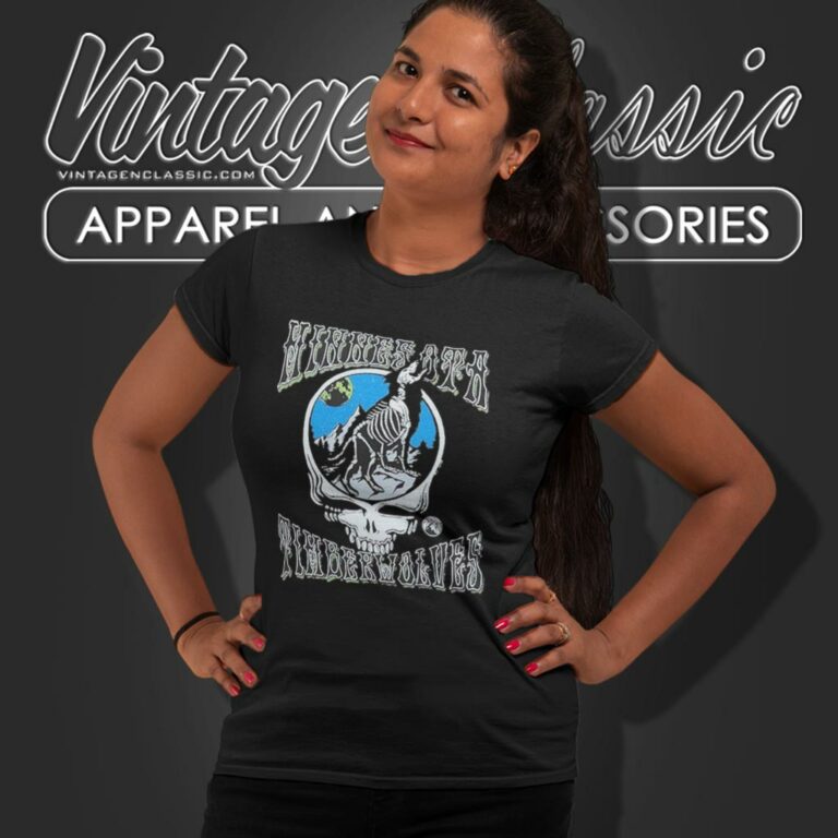 Nba Grateful Dead Timberwolves Skull Women T Shirt Nba Grateful Dead Timberwolves Skull Women T Shirt