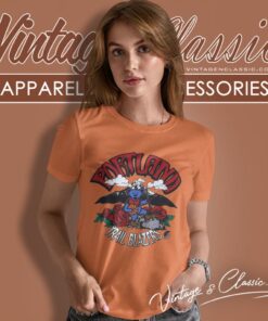 Nba Grateful Dead Trail Blazers Bear Women T Shirt