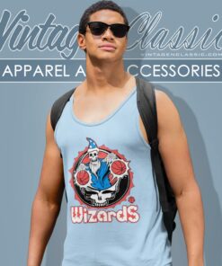 Nba Grateful Dead Washington Wizards Skull Tank Top Racerback