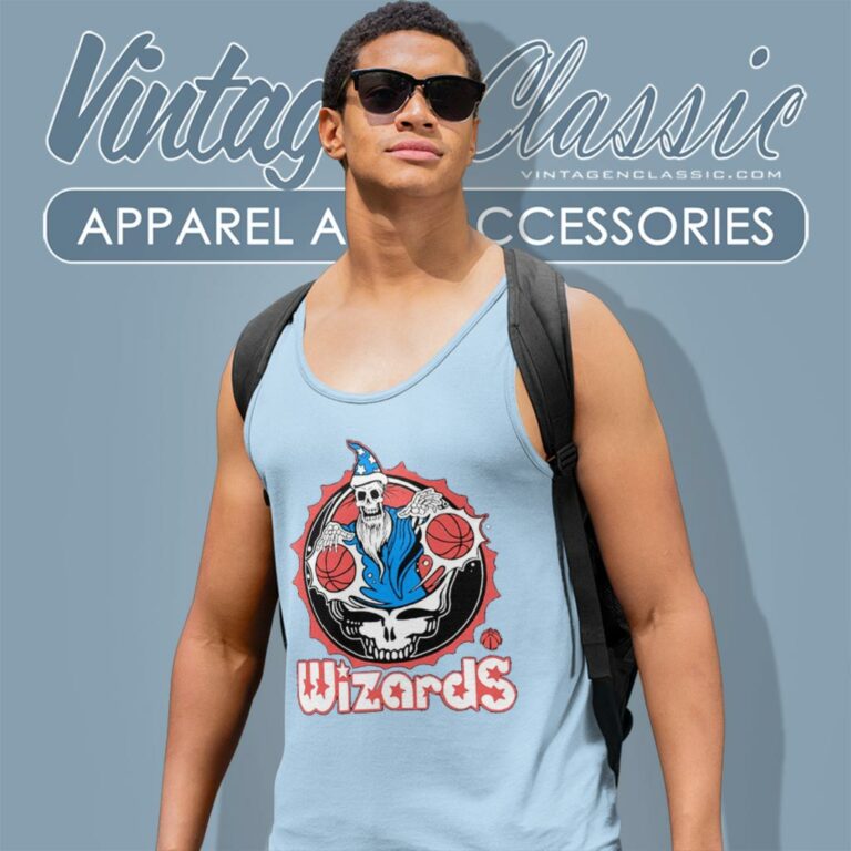 Nba Grateful Dead Washington Wizards Skull Tank Top Racerback Nba Grateful Dead Washington Wizards Skull Tank Top Racerback