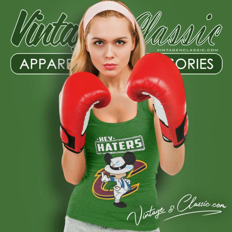 Nba Hey Haters Mickey Cleveland Cavaliers Tank Top Racerback Nba Hey Haters Mickey Cleveland Cavaliers Tank Top Racerback