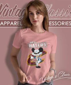 Nba Hey Haters Mickey Cleveland Cavaliers Women TShirt