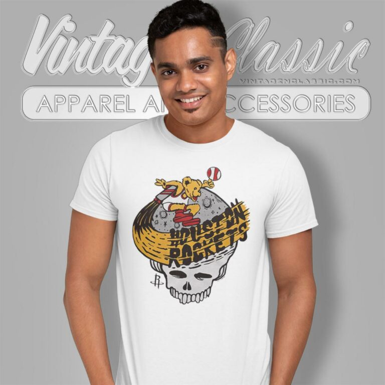 Nba Houston Rockets Grateful Dead Skull T Shirt Nba Houston Rockets Grateful Dead Skull T Shirt