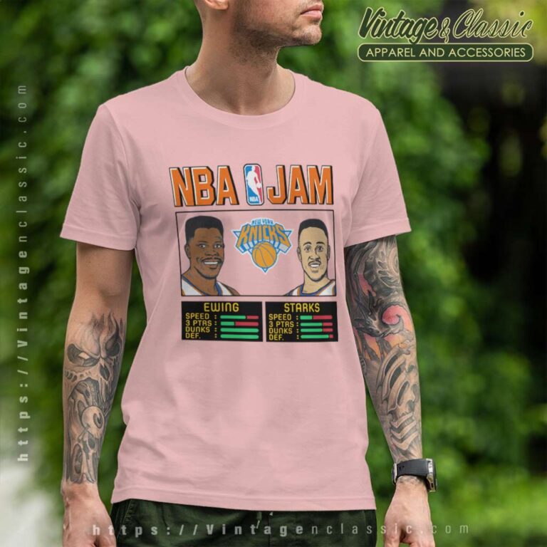 Nba Jam New York Knicks Nyc Basketball T Shirt Nba Jam New York Knicks Nyc Basketball T Shirt