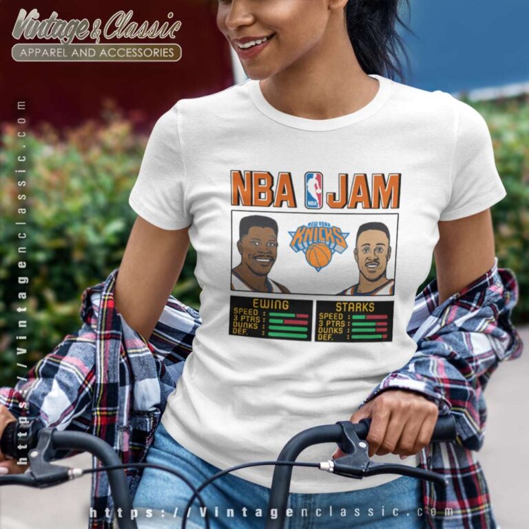 Nba Jam New York Knicks Nyc Basketball Women TShirt Nba Jam New York Knicks Nyc Basketball Women TShirt