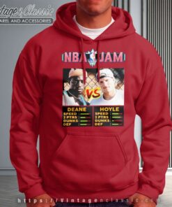 Nba Jam White Men Cant Jump Basketball Hoodie