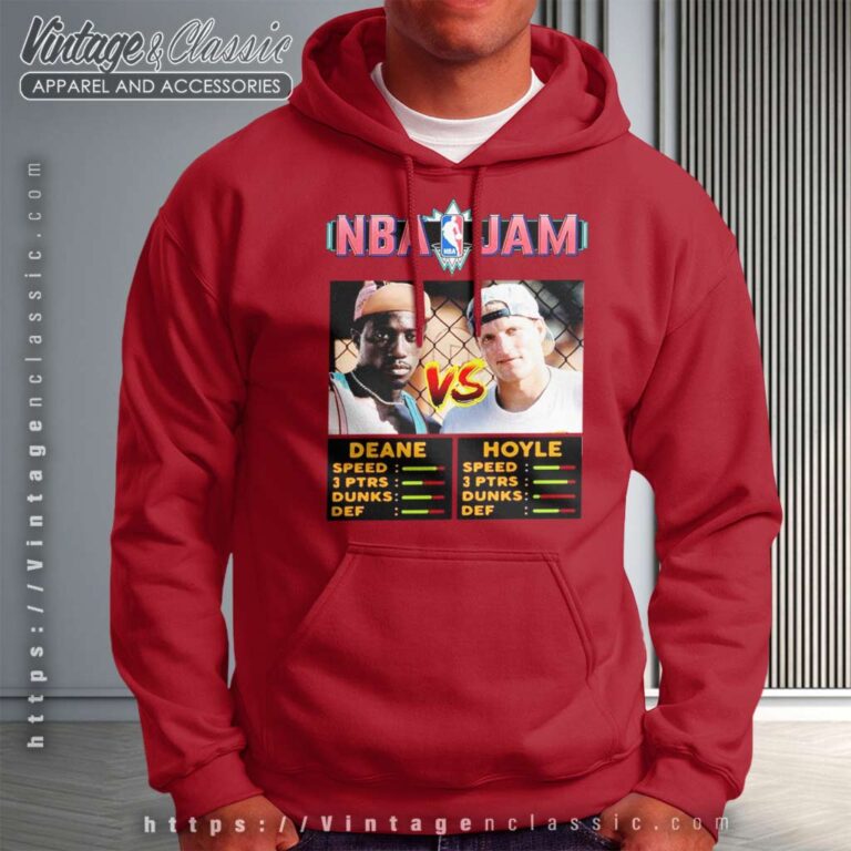 Nba Jam White Men Cant Jump Basketball Hoodie Nba Jam White Men Cant Jump Basketball Hoodie