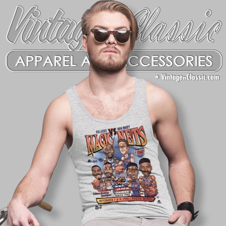 Nba Japan Games Tokyo 1996 Orlando Magic Vs New Jersey Nets Tank Top Racerback Nba Japan Games Tokyo 1996 Orlando Magic Vs New Jersey Nets Tank Top Racerback