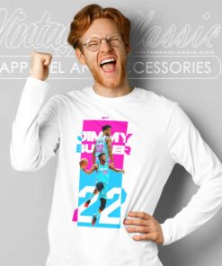 Nba Jimmy Butler 22 Miami Heat Long Sleeve Tee