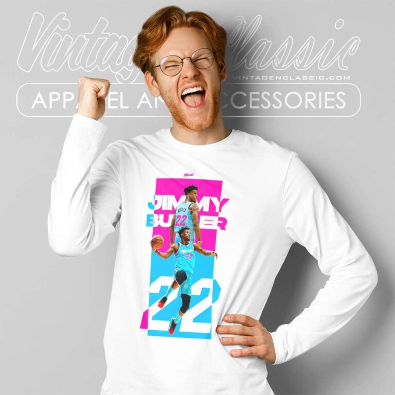 Nba Jimmy Butler 22 Miami Heat Long Sleeve Tee Nba Jimmy Butler 22 Miami Heat Long Sleeve Tee