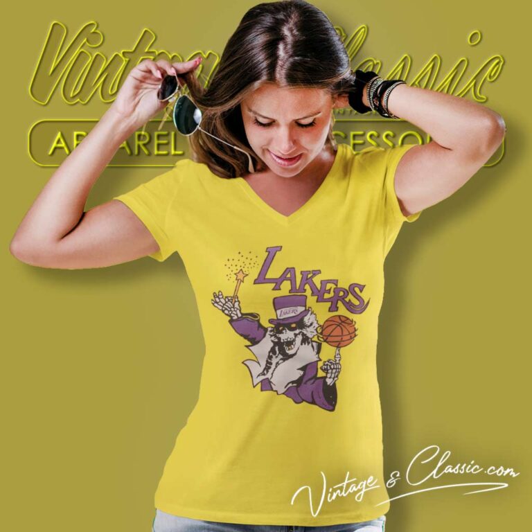 Nba La Lakers X Grateful Dead V Neck TShirt Nba La Lakers X Grateful Dead V Neck TShirt