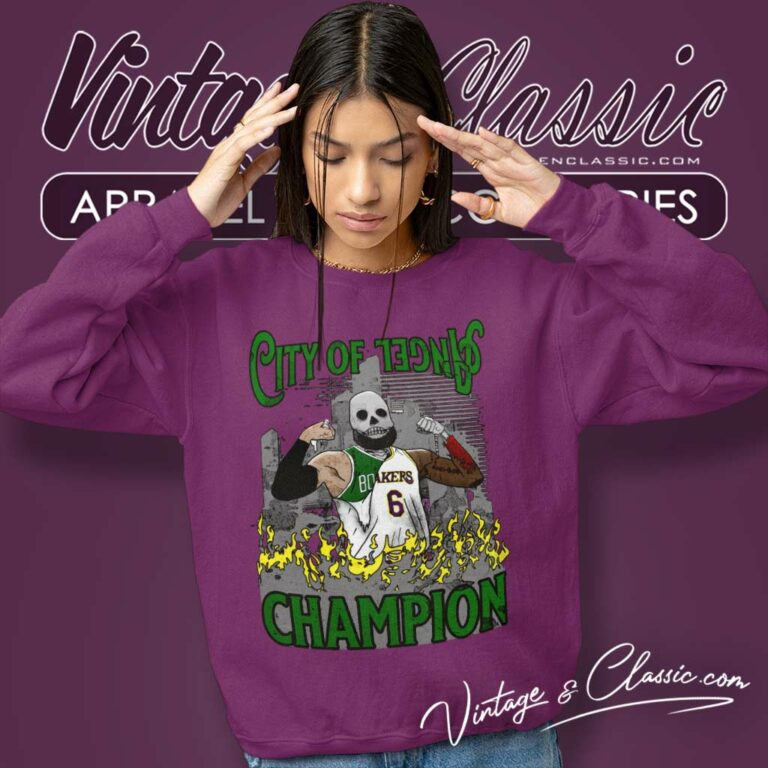 Nba Lebron James City Of Angel Sweatshirt Nba Lebron James City Of Angel Sweatshirt