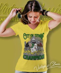 Nba Lebron James City Of Angel V Neck TShirt