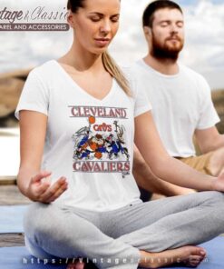 Nba Looney Tunes Cleveland Cavaliers V Neck TShirt