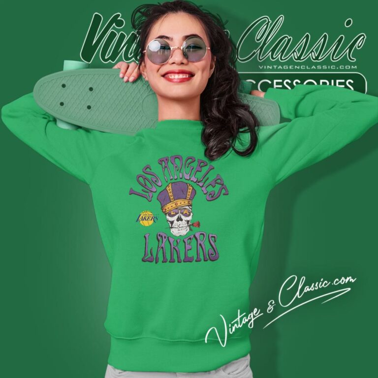 Nba Los Angeles Lakers Grateful Dead Skull And Rose Sweatshirt Nba Los Angeles Lakers Grateful Dead Skull And Rose Sweatshirt