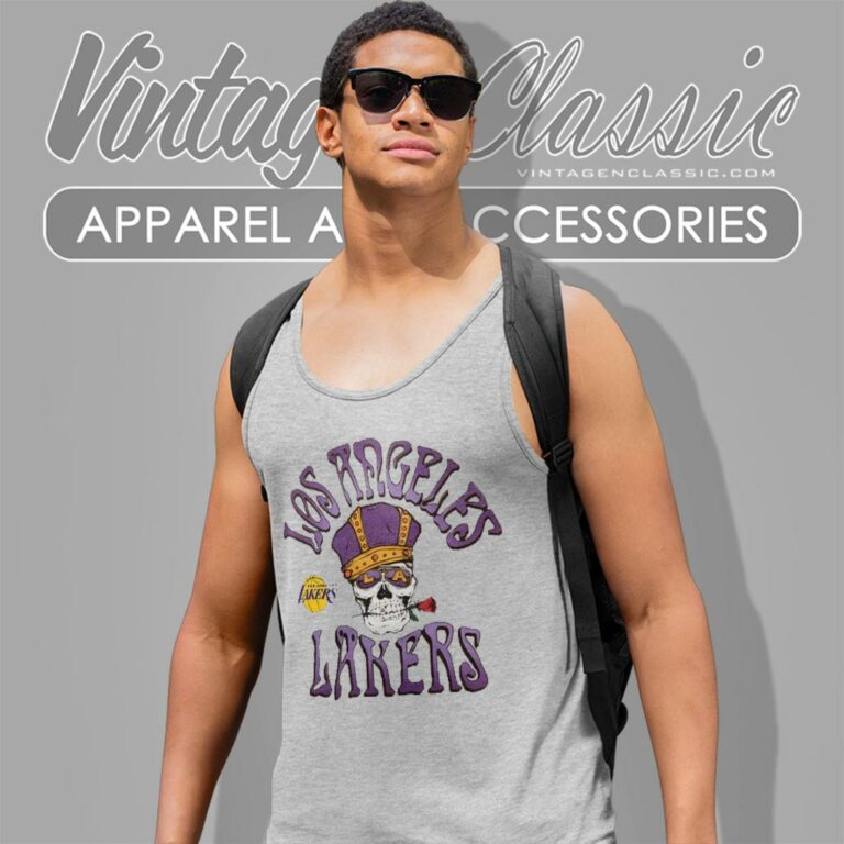 Nba Los Angeles Lakers Grateful Dead Skull And Rose Tank Top Racerback Nba Los Angeles Lakers Grateful Dead Skull And Rose Tank Top Racerback