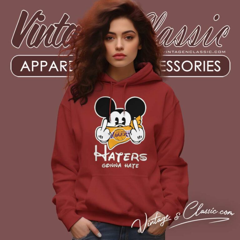 Nba Los Angeles Lakers Haters Gonna Hate Mickey Mouse Hoodie Nba Los Angeles Lakers Haters Gonna Hate Mickey Mouse Hoodie