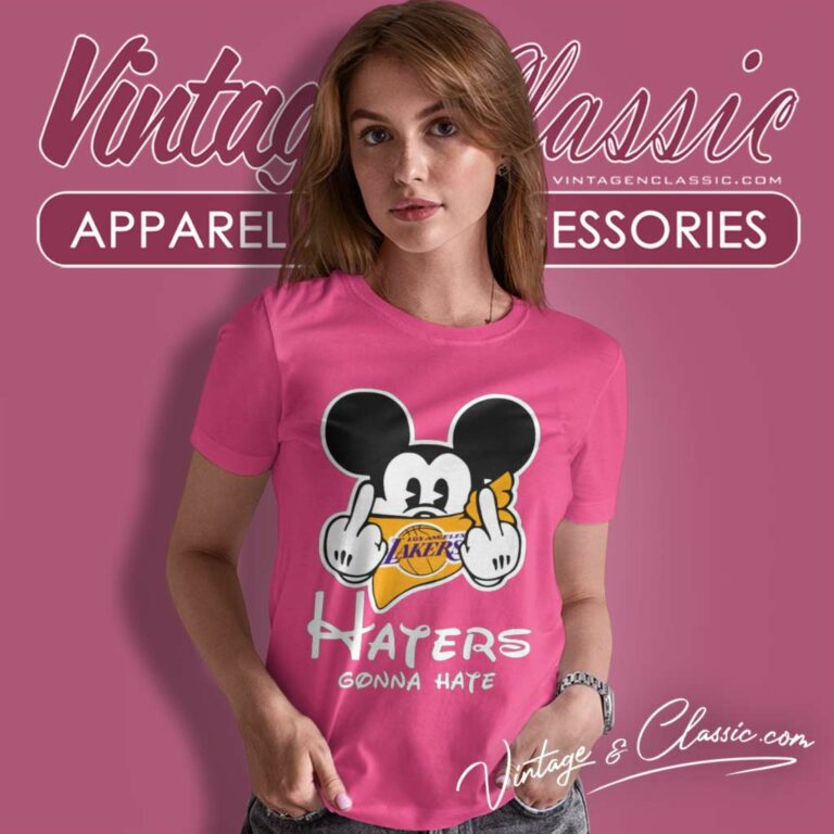 Nba Los Angeles Lakers Haters Gonna Hate Mickey Mouse Women TShirt Nba Los Angeles Lakers Haters Gonna Hate Mickey Mouse Women TShirt