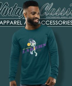 Nba Los Angeles Lakers Squidward Long Sleeve Tee