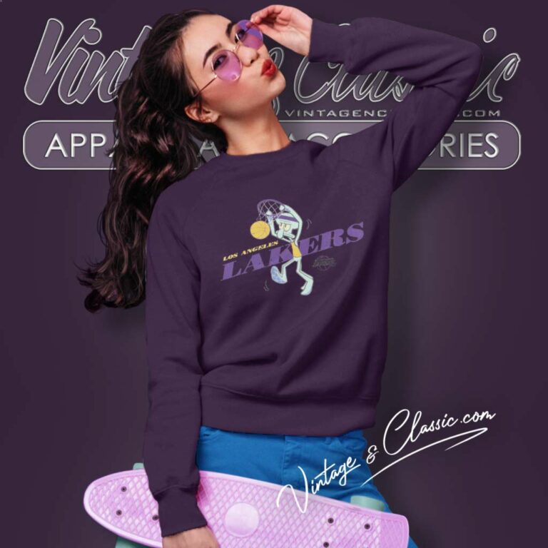 Nba Los Angeles Lakers Squidward Sweatshirt Nba Los Angeles Lakers Squidward Sweatshirt