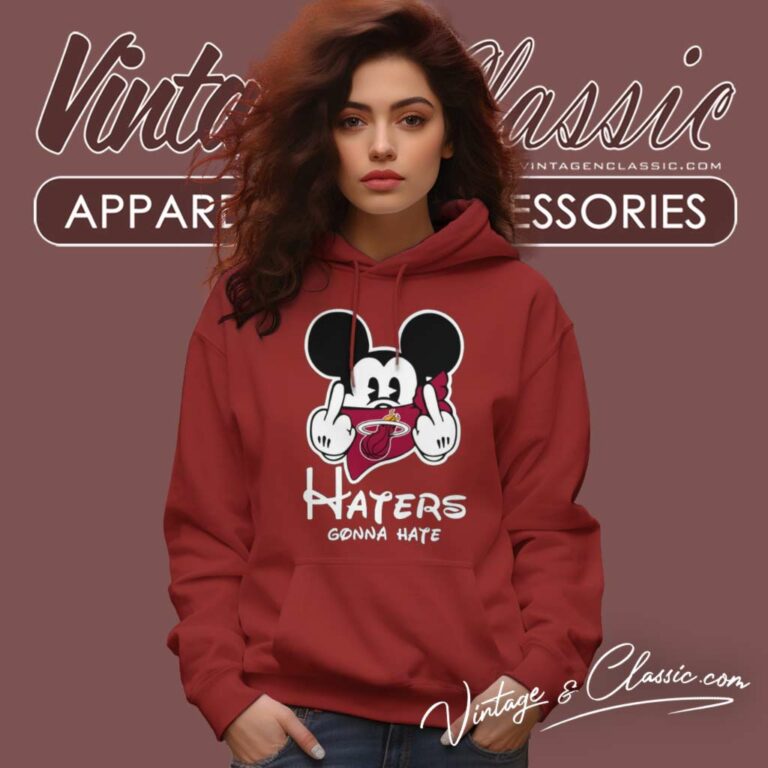 Nba Miami Heat Haters Gonna Hate Mickey Mouse Hoodie Nba Miami Heat Haters Gonna Hate Mickey Mouse Hoodie