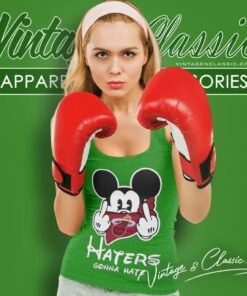 Nba Miami Heat Haters Gonna Hate Mickey Mouse Tank Top Racerback