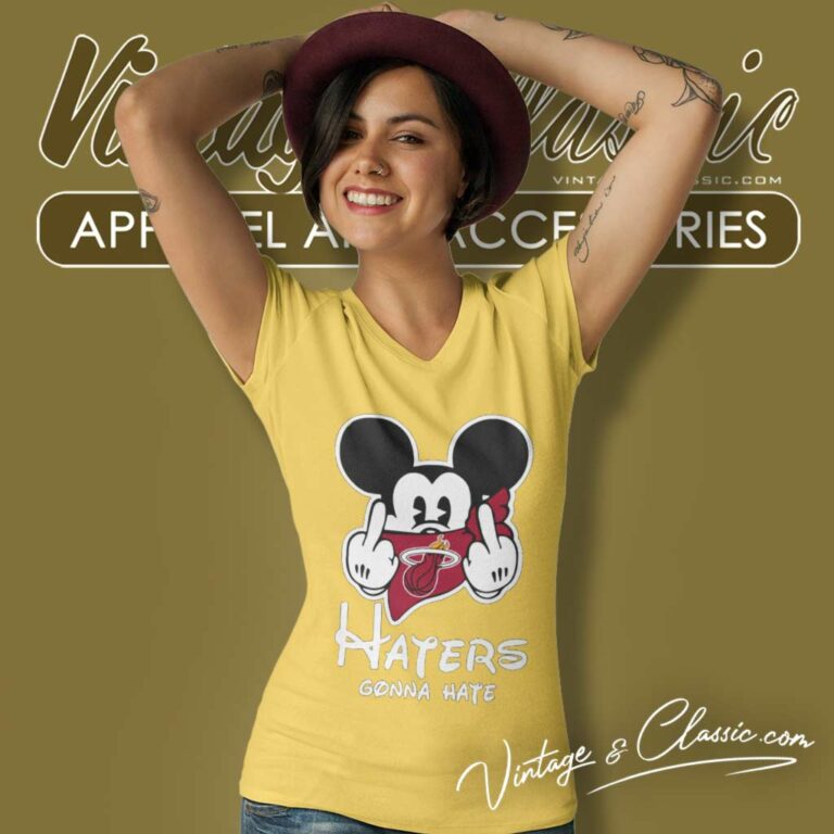 Nba Miami Heat Haters Gonna Hate Mickey Mouse V Neck TShirt Nba Miami Heat Haters Gonna Hate Mickey Mouse V Neck TShirt