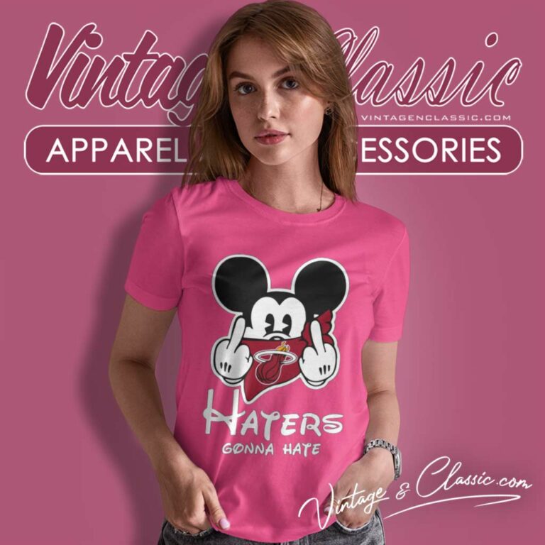 Nba Miami Heat Haters Gonna Hate Mickey Mouse Women TShirt Nba Miami Heat Haters Gonna Hate Mickey Mouse Women TShirt