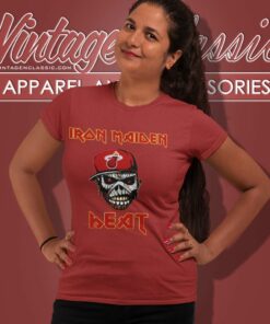 Nba Miami Heat Iron Maiden Band Women TShirt
