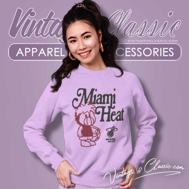Nba Miami Heat Mascot Sweatshirt Nba Miami Heat Mascot Sweatshirt