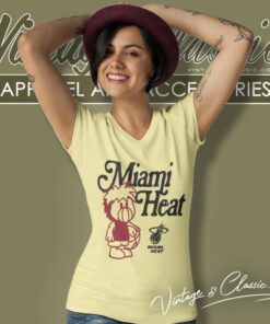 Nba Miami Heat Mascot Shirt 5 Nba Miami Heat Mascot V Neck TShirt