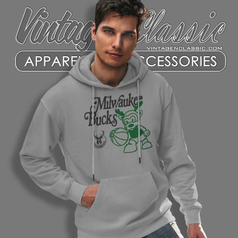 Nba Milwaukee Bucks Mascot Hoodie Nba Milwaukee Bucks Mascot Hoodie