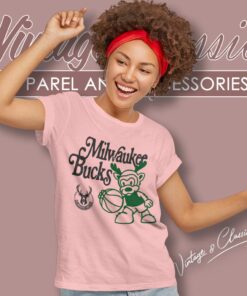 Nba Milwaukee Bucks Mascot Shirt 6 Nba Milwaukee Bucks Mascot Women TShirt