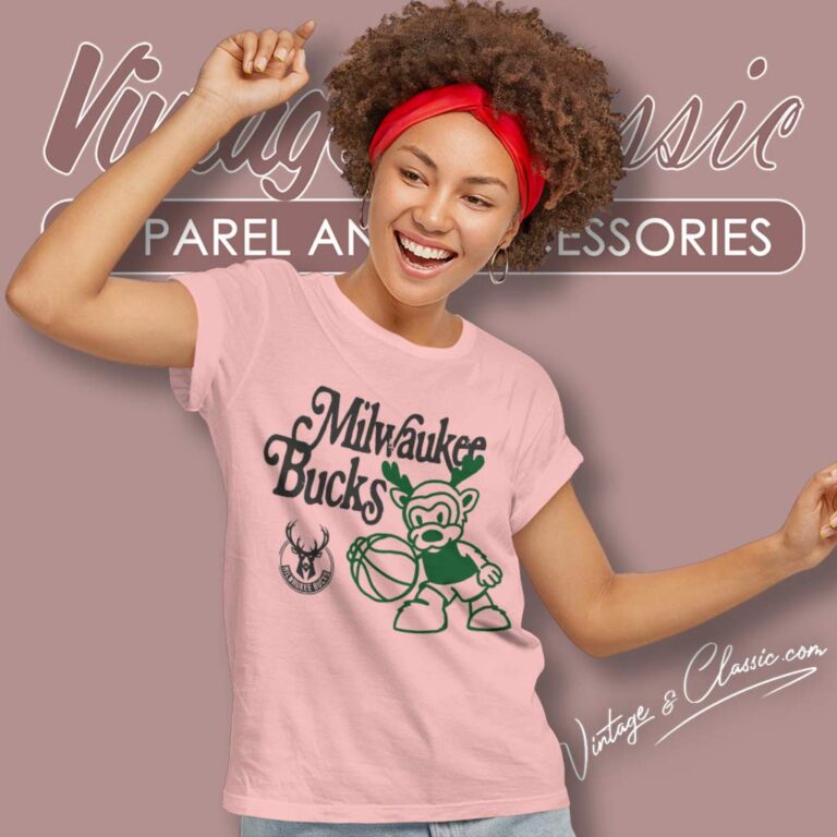 Nba Milwaukee Bucks Mascot Women TShirt Nba Milwaukee Bucks Mascot Women TShirt