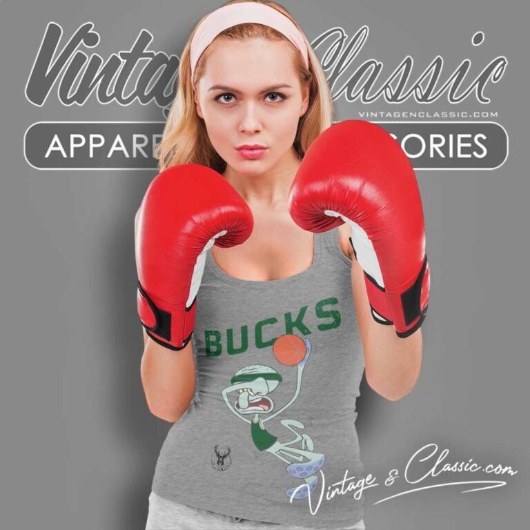 Nba Milwaukee Bucks Squidward Tank Top Racerback Nba Milwaukee Bucks Squidward Tank Top Racerback