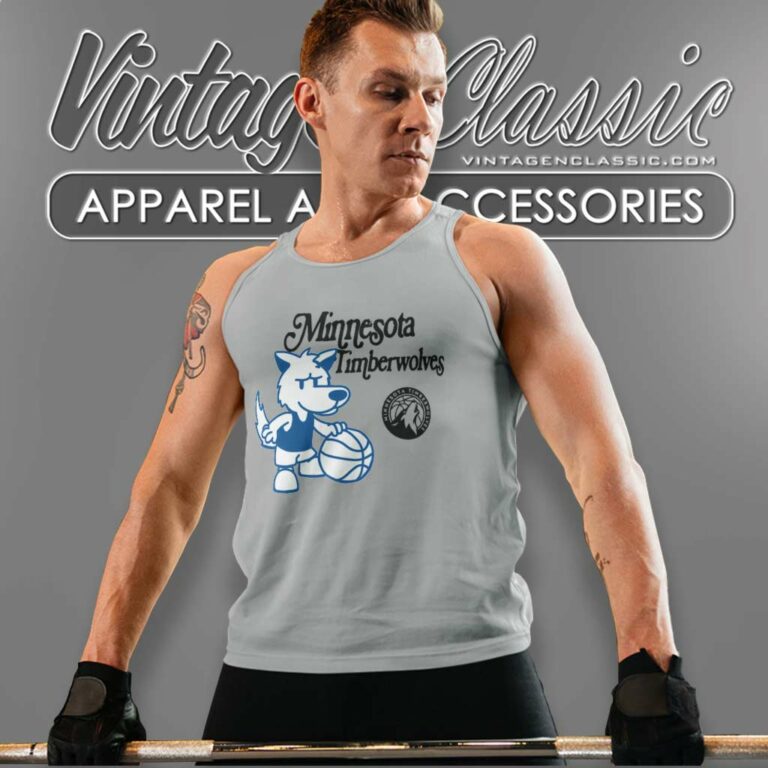 Nba Minnesota Timberwolves Mascot Tank Top Racerback Nba Minnesota Timberwolves Mascot Tank Top Racerback