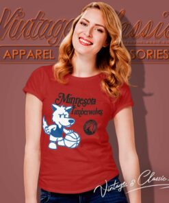 Nba Minnesota Timberwolves Mascot Women TShirt