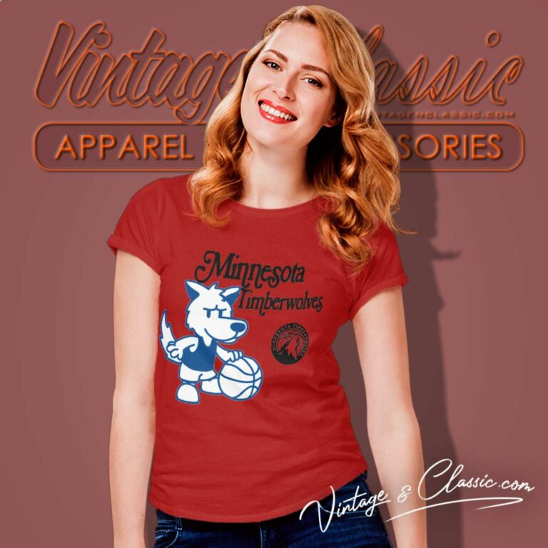 Nba Minnesota Timberwolves Mascot Women TShirt Nba Minnesota Timberwolves Mascot Women TShirt