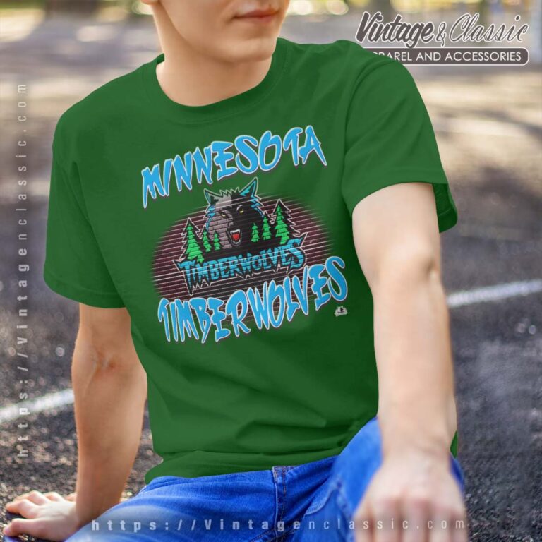 Nba Minnesota Timberwolves Retro Logo T Shirt Nba Minnesota Timberwolves Retro Logo T Shirt
