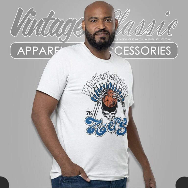 Nba Philadelphia 76ers Grateful Dead Skull T Shirt Nba Philadelphia 76ers Grateful Dead Skull T Shirt
