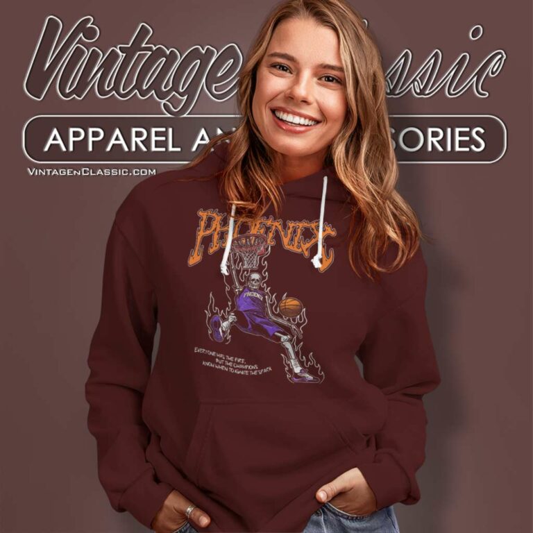 Nba Phoenix Basketball Graphic Bootleg Hoodie Nba Phoenix Basketball Graphic Bootleg Hoodie