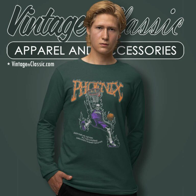 Nba Phoenix Basketball Graphic Bootleg Long Sleeve Tee Nba Phoenix Basketball Graphic Bootleg Long Sleeve Tee