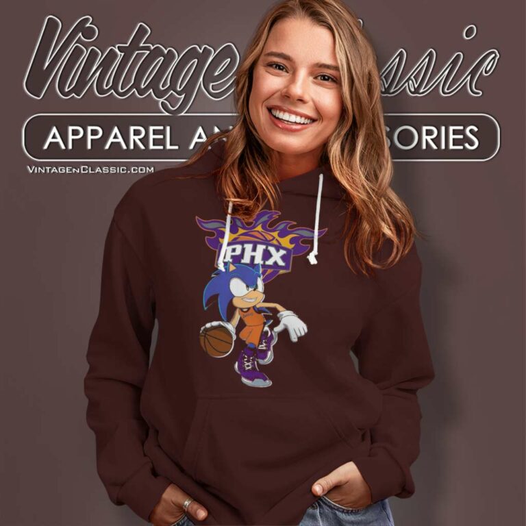 Nba Phoenix Suns Sonic The Hedgehog Hoodie Nba Phoenix Suns Sonic The Hedgehog Hoodie