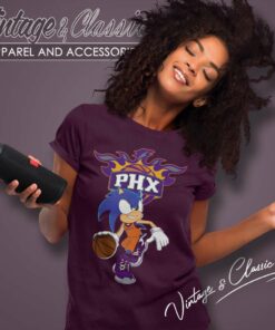 Nba Phoenix Suns Sonic The Hedgehog Women TShirt
