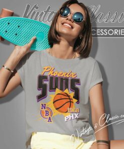 Nba Phoenix Suns Stonewash 1968 Women TShirt