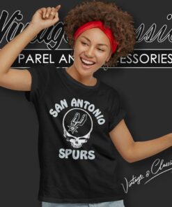Nba San Antonio Spurs Grateful Dead Skull Women T Shirt