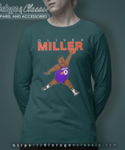 Nba The Big O Oliver Miller Phoenix Suns Shirt Long Sleeve Tee